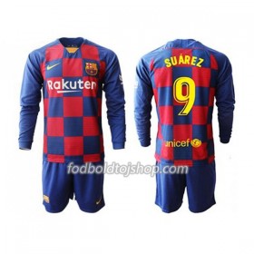 FC Barcelona Suarez 9 Børn Hjemme Fodboldsæt 2019-20 L/S (+ Korte bukser)